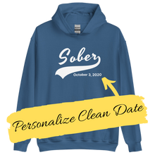 Load image into Gallery viewer, Sober Swoosh Hoodie - Personalize