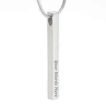 Load image into Gallery viewer, Custom Serenity Prayer Necklace