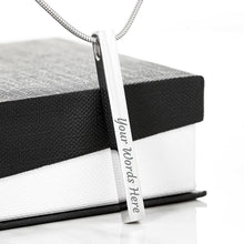 Load image into Gallery viewer, Custom Serenity Prayer Necklace