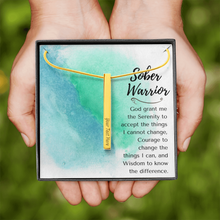 Load image into Gallery viewer, Custom Serenity Prayer Necklace