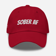 Load image into Gallery viewer, Sober AF Dad hat - Personalize clean date
