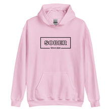 Load image into Gallery viewer, Sober Since Hoodie - Personalize