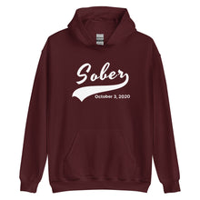 Load image into Gallery viewer, Sober Swoosh Hoodie - Personalize