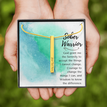 Load image into Gallery viewer, Custom Serenity Prayer Necklace
