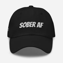 Load image into Gallery viewer, Sober AF Dad hat - Personalize clean date

